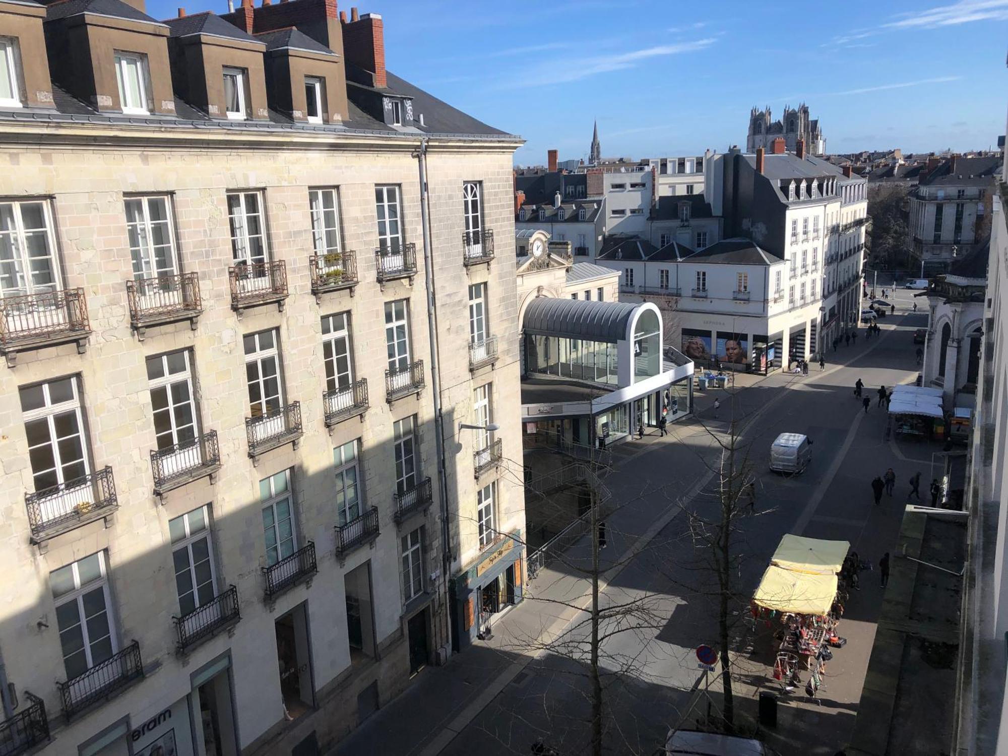 Appt 3 Chambres Hyper Centre Tres Calme Tres Clair Quartier Place Royale, Parking Gratuit Nantes Bagian luar foto
