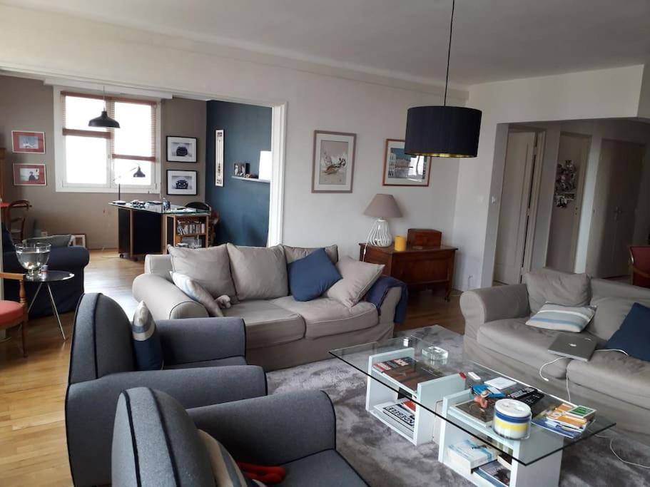 Appt 3 Chambres Hyper Centre Tres Calme Tres Clair Quartier Place Royale, Parking Gratuit Nantes Bagian luar foto